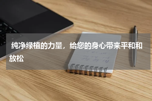  纯净绿植的力量，给您的身心带来平和和放松