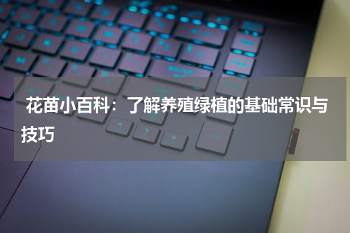  花苗小百科：了解养殖绿植的基础常识与技巧