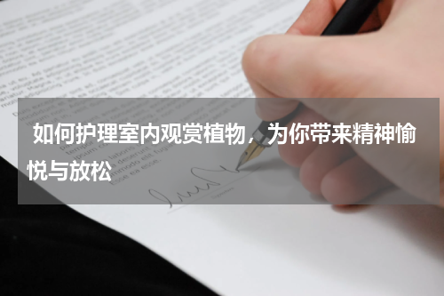 如何护理室内观赏植物，为你带来精神愉悦与放松