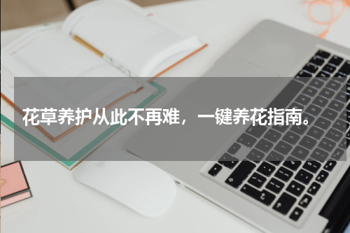  花草养护从此不再难，一键养花指南。