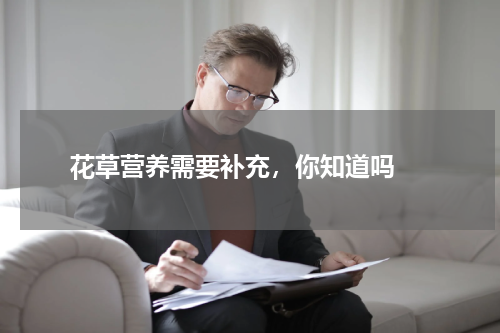  花草营养需要补充，你知道吗 