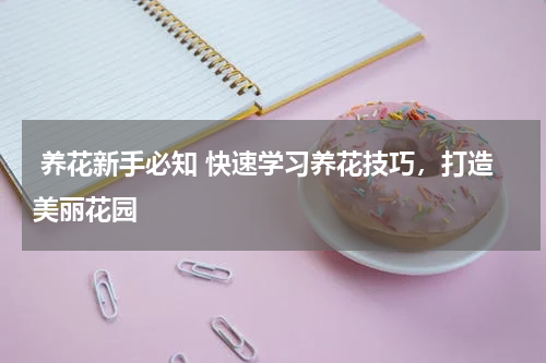  养花新手必知 快速学习养花技巧，打造美丽花园 