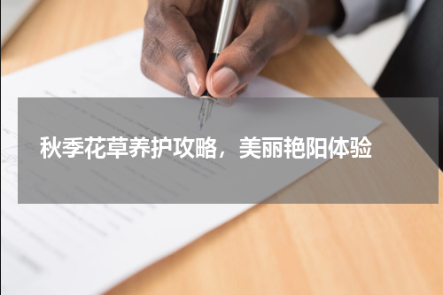  秋季花草养护攻略，美丽艳阳体验 