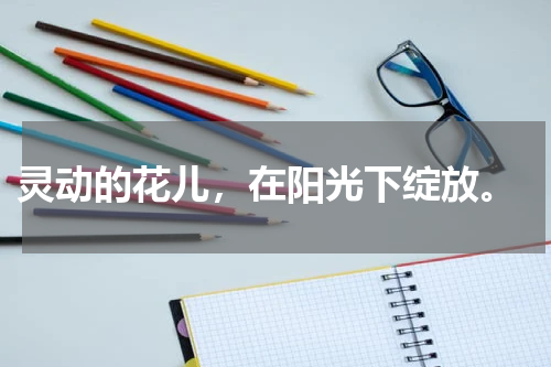  灵动的花儿，在阳光下绽放。
