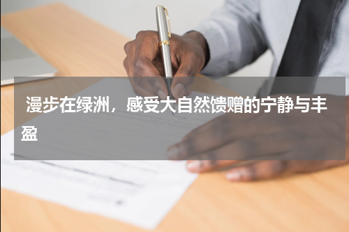  漫步在绿洲，感受大自然馈赠的宁静与丰盈