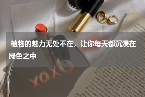  植物的魅力无处不在，让你每天都沉浸在绿色之中