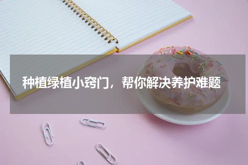 种植绿植小窍门，帮你解决养护难题