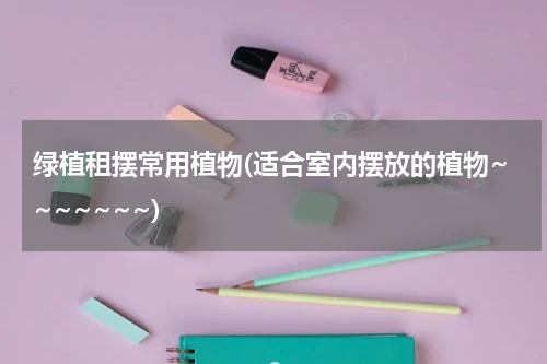 绿植租摆常用植物(适合室内摆放的植物~~~~~~~)