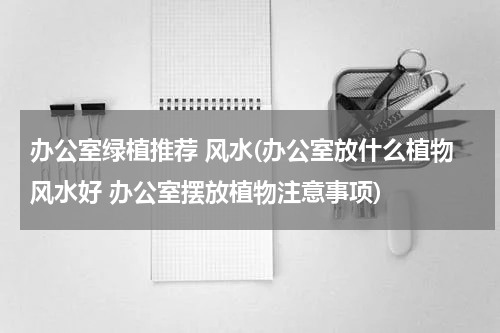 办公室绿植推荐 风水(办公室放什么植物风水好 办公室摆放植物注意事项)