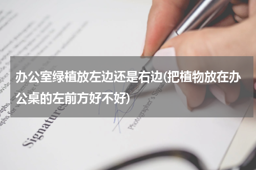 办公室绿植放左边还是右边(把植物放在办公桌的左前方好不好)