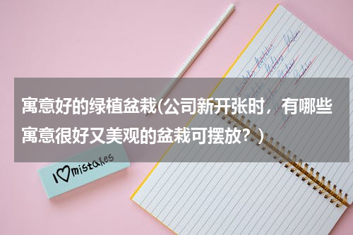 寓意好的绿植盆栽(公司新开张时，有哪些寓意很好又美观的盆栽可摆放？)