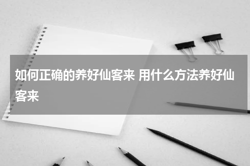 如何正确的养好仙客来 用什么方法养好仙客来