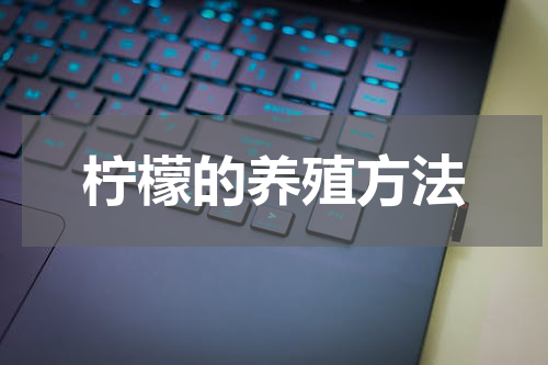 柠檬的养殖方法