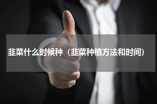 韭菜什么时候种（韭菜种植方法和时间）