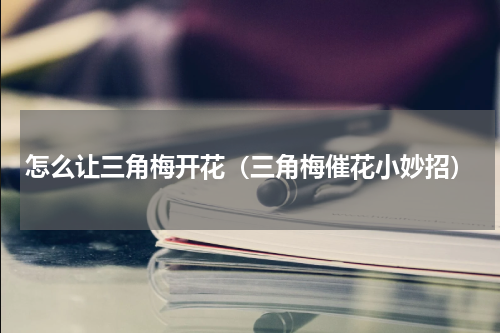 怎么让三角梅开花（三角梅催花小妙招）