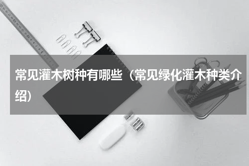 常见灌木树种有哪些（常见绿化灌木种类介绍）