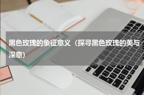 黑色玫瑰的象征意义（探寻黑色玫瑰的美与深意）