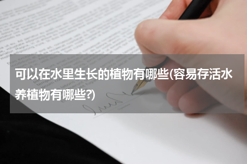 可以在水里生长的植物有哪些(容易存活水养植物有哪些?)