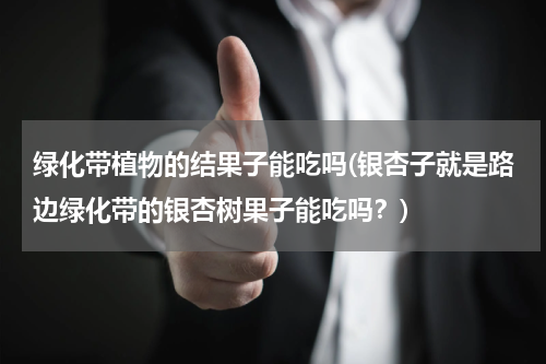 绿化带植物的结果子能吃吗(银杏子就是路边绿化带的银杏树果子能吃吗？)