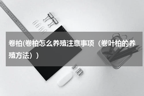 卷柏(卷柏怎么养殖注意事项（卷叶柏的养殖方法）)