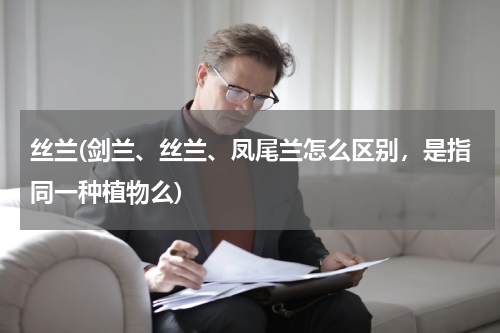 丝兰(剑兰、丝兰、凤尾兰怎么区别，是指同一种植物么)