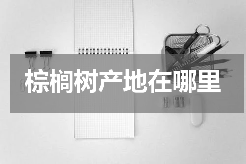 棕榈树产地在哪里