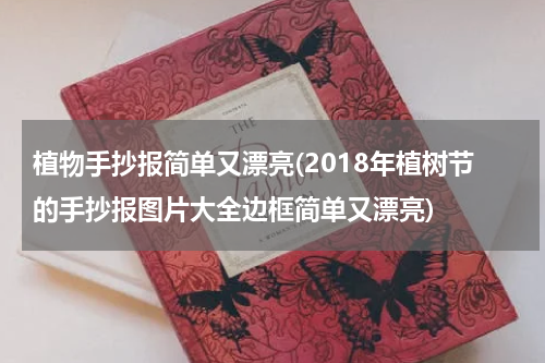 植物手抄报简单又漂亮(2018年植树节的手抄报图片大全边框简单又漂亮)