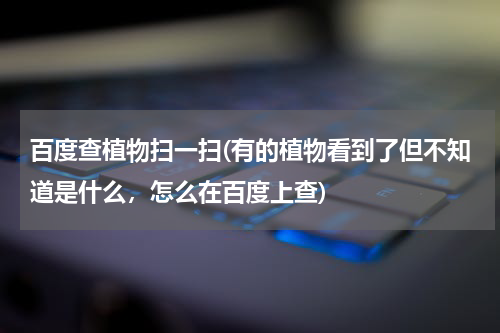 百度查植物扫一扫(有的植物看到了但不知道是什么，怎么在百度上查)