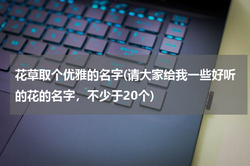 花草取个优雅的名字(请大家给我一些好听的花的名字，不少于20个)