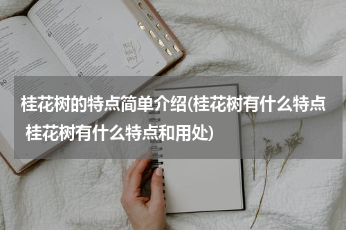 桂花树的特点简单介绍(桂花树有什么特点 桂花树有什么特点和用处)
