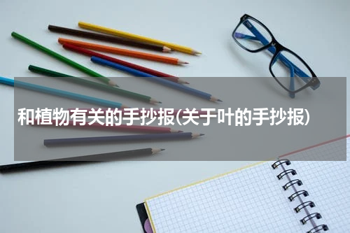 和植物有关的手抄报(关于叶的手抄报)