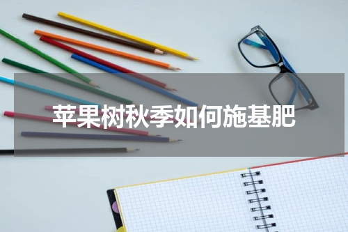 苹果树秋季如何施基肥