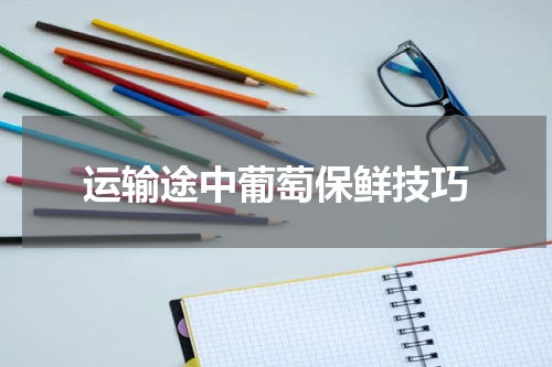 运输途中葡萄保鲜技巧