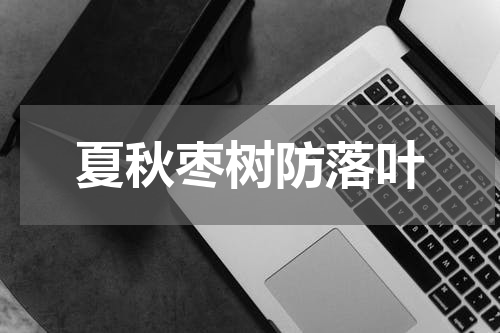 夏秋枣树防落叶
