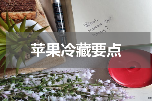 苹果冷藏要点