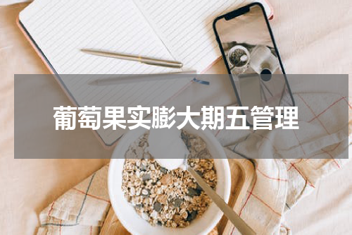 葡萄果实膨大期五管理