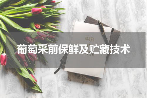 葡萄采前保鲜及贮藏技术